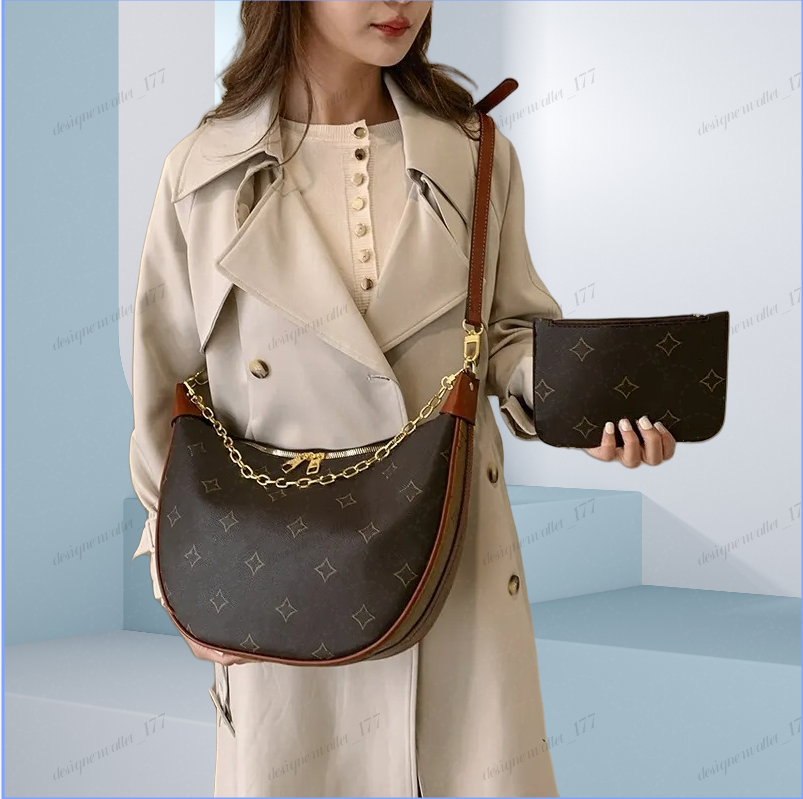 Mirror Quality Designer Loop Bag Hobo Half Moon Bags Shoulder High Quality Genuine Leather Luxury Women Crossbody Messenger Purse Handbag With Strap Tote