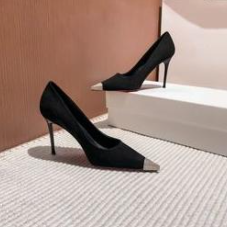Women's Shoes Classic Design Gentle Fashion France Vintage Style Sexy Softable Comfortable Minimalist Style Vintage Style Shoes Triple Black Free