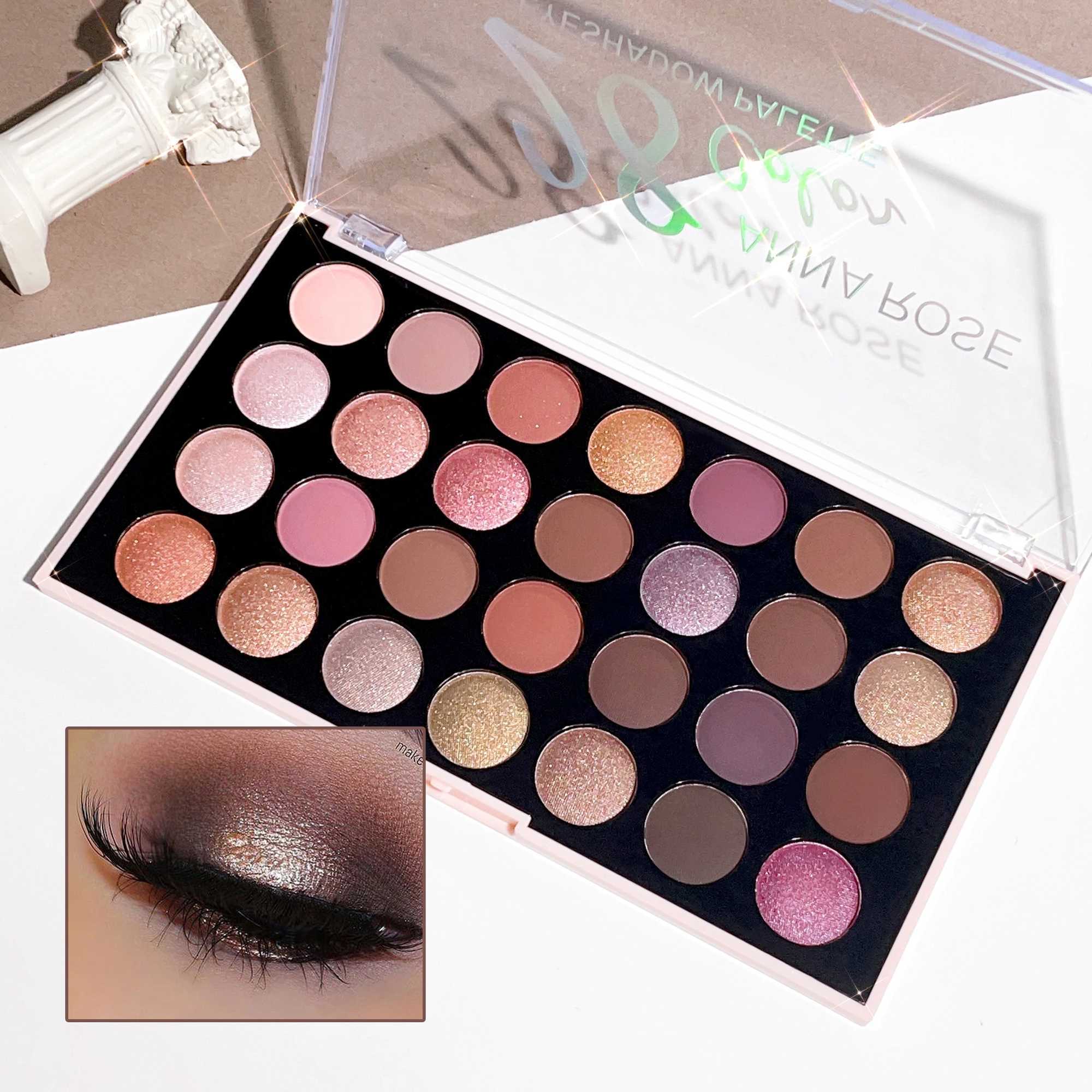 28-56 color multifunctional eyeshadow tray Matte natural lescent brown nude eyeshadow for LIDS sleeping-silkworm contoursXJ241230
