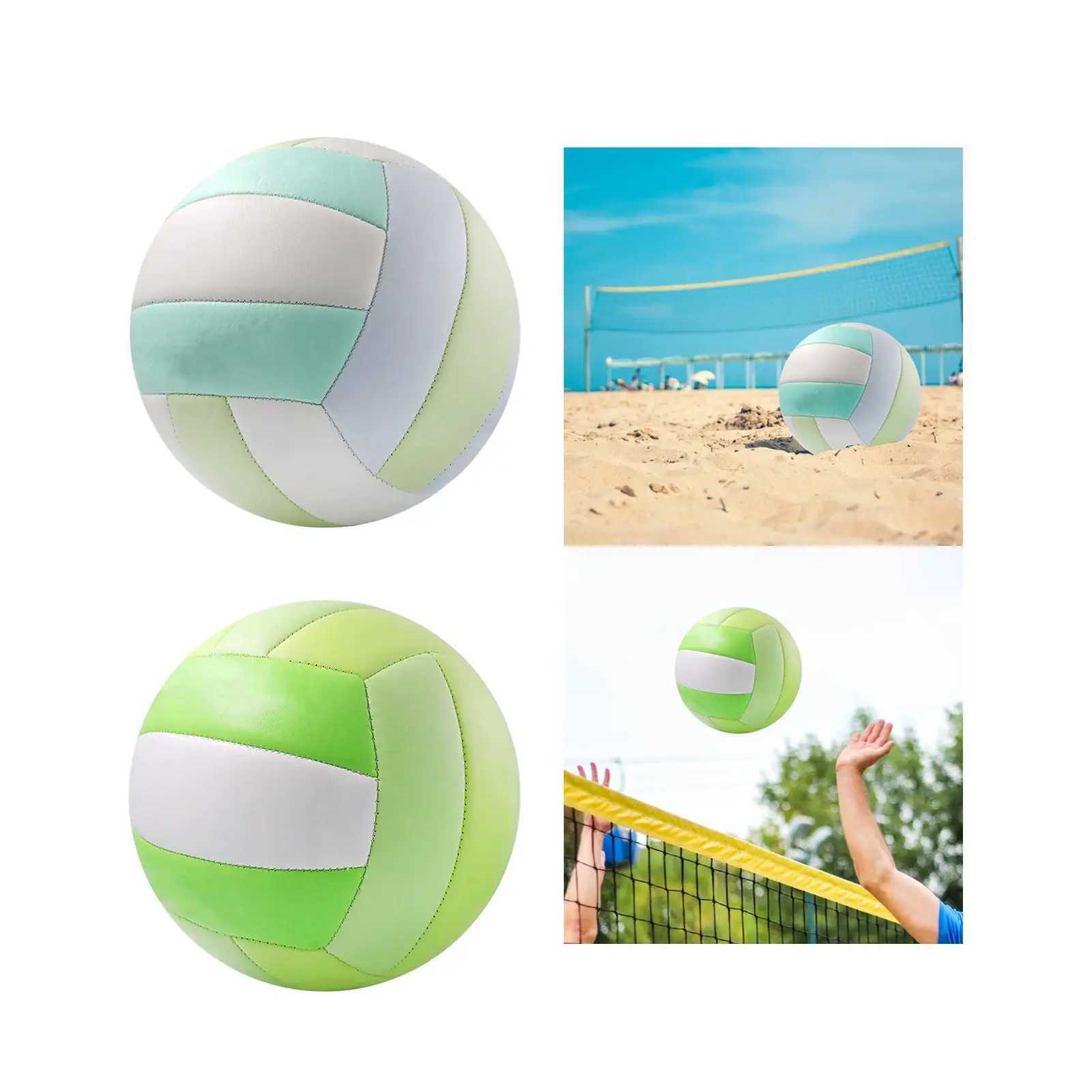 Beach Volleyball Gym Recreational Match Indoor Outdoor Volleyball Size 5 Volleyball for Beginners Girls Boys Men Women TeenagerXJ241230