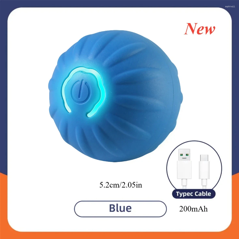 Update Automatic Moving Bounce Rolling Ball Dog Toy USB Smarts Puppy Interactive Chew Dogs Accessories Pet Toys Home Cats