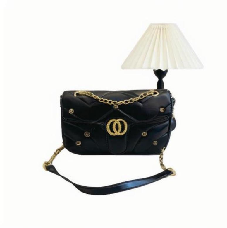 Womens handbag small bag high quality flower canvas wallet Leather man purse Crossbody Designer clutch tote Shoulder phone black chain bag a6