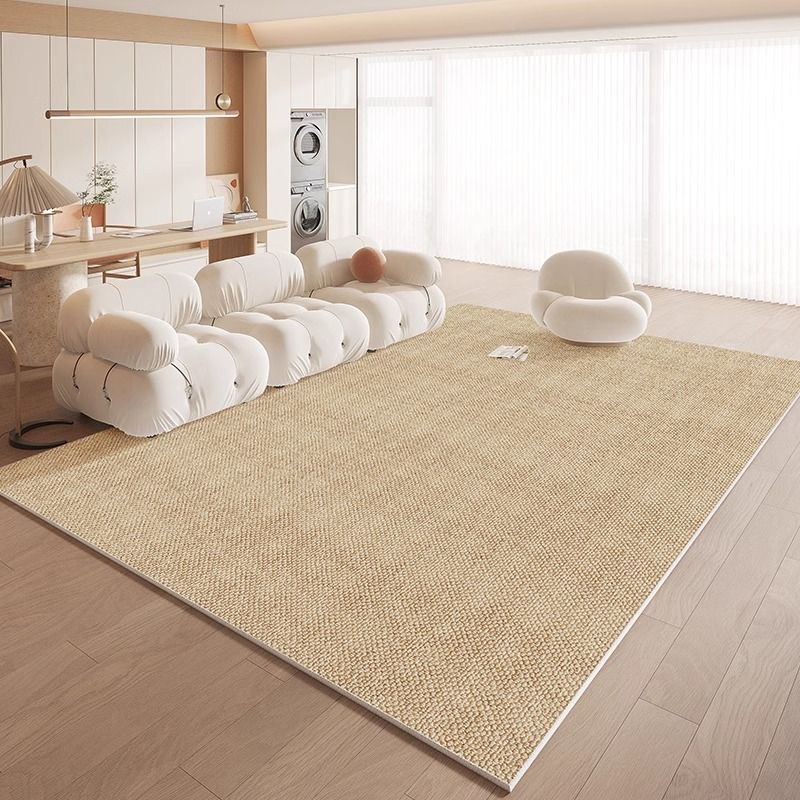 4032-395-54.99-YF-Beige Minimalist Striped Carpet Large Area Living Room Carpets Comfortable Soft