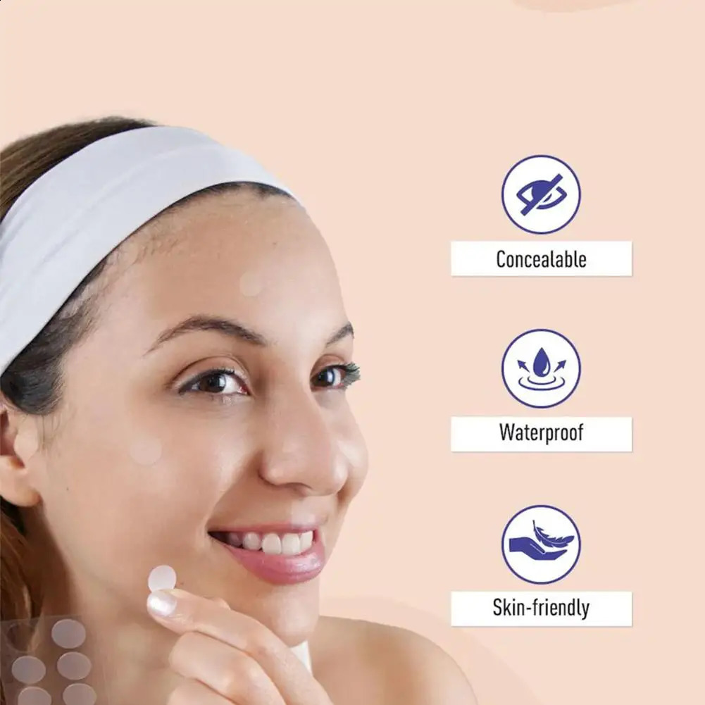 4008001200pcs Face Skin Care Acne Pimple Patch Invisible Professional Healing Absorbing Spot Sticker Covering For Men Women 241230