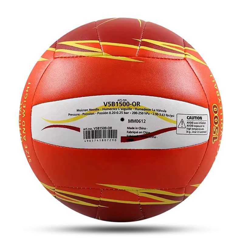 Molten Volleyball Balls Standard Size 5 Soft PU Machine-stitched Wear-resistant Ball Outdoor Match Training Beach VolleyballXJ241230
