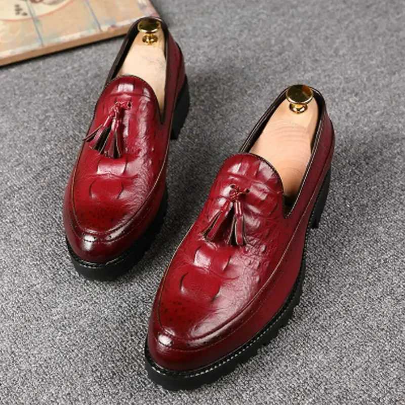 New Fashion Designer Luxury Men Formal Leather shoes Men Dress Shoe Pointed Oxfords Shoes loafers driving shoes ch65XJ241230