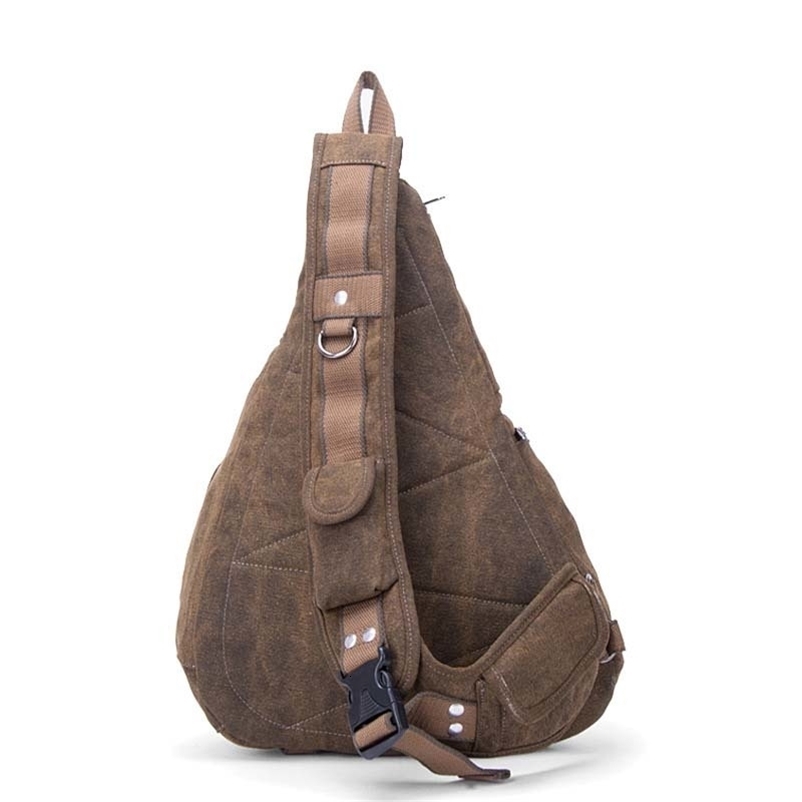 High Quality Canvas Men Messenger Chest Bag Cross body Rucksack Laptop Satchel Climb Back Pack Single Shoulder Bag 241228