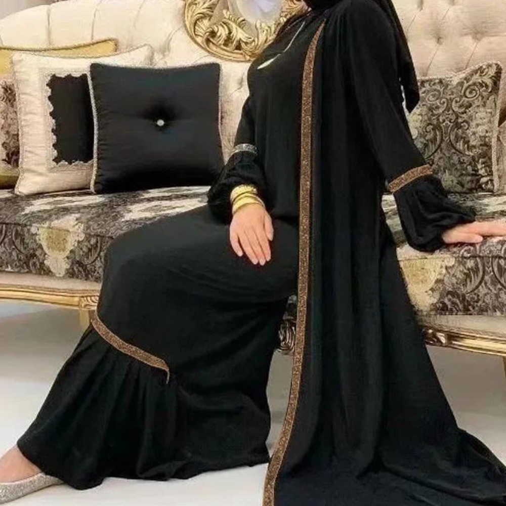 Ethnic Clothing Ethnic Clothing Eid Abaya Dubai Modest Turkey Muslim Long Dress For Women Arabic Sequin Islamic Dresses Evening Party Gown Moroccan Ka
