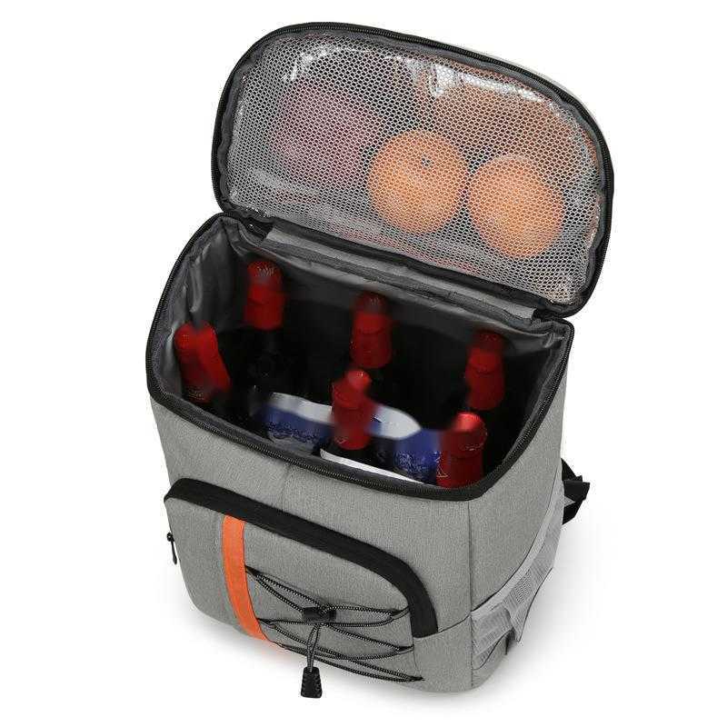 Insulated Bag Thickened Large Capacity Backpack Outdoor Picnic Portable Storage Bag Aluminum Foil Insulated Ice Pack travel bag Daypack 240920