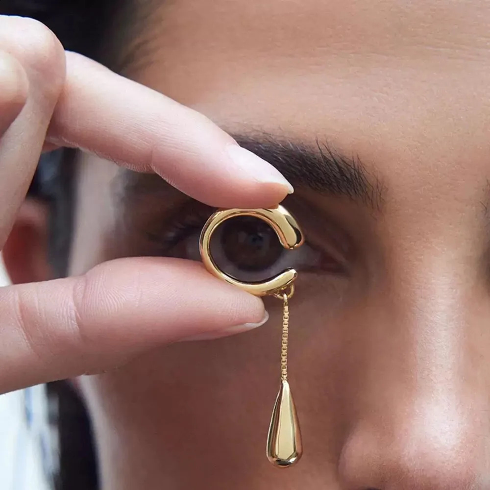 Simple Personality Tassel Drop Pendant Ear Bone Clip Feminine Exquisite Party Accessories 2024 241225