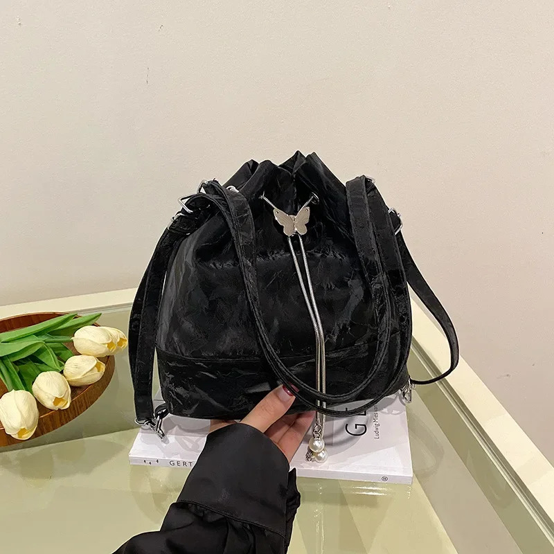 Women's Shoulder High Sense Versatile Foreign Style Underarm Bucket Bag