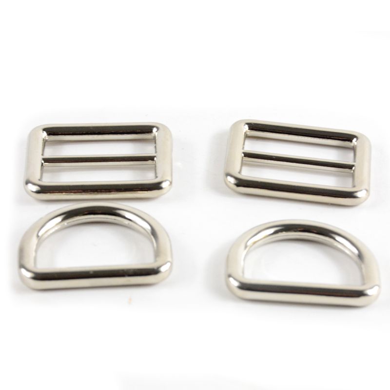 Forged 25mm Welded Metal D Ring Buckle For Bag