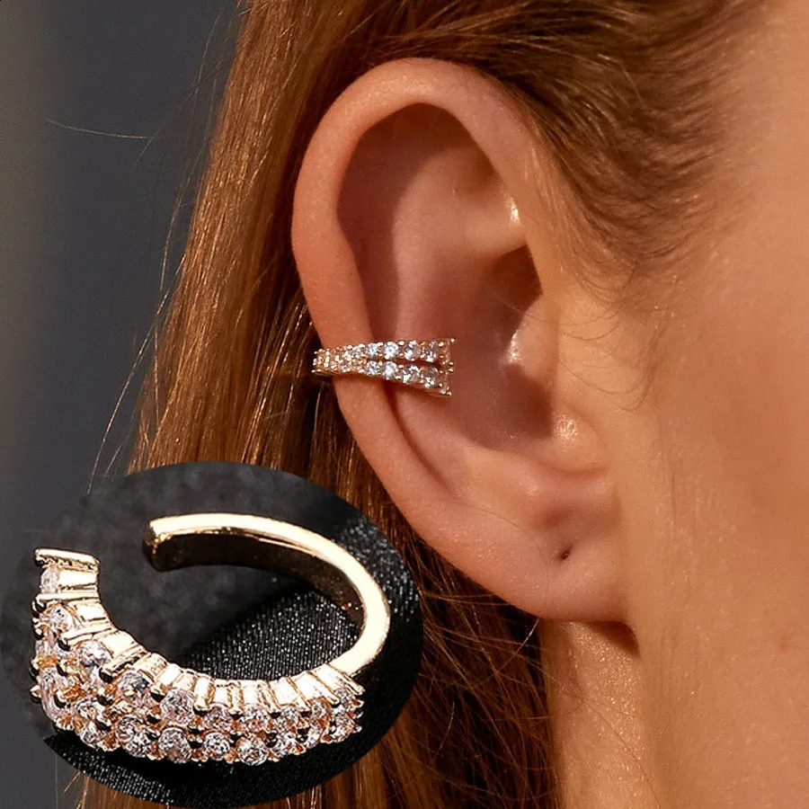 Punk Ear Clip Earrings For Women Jewelry Cuffs Without Hole Piercing Earring Earcuff Cshape On Brincos 241225