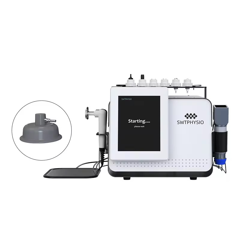 Portable 4 IN 1 ED Treatment Focused Shockwave Pain Relief Therapy 448K RF Physical Therapy Body Slimming Machine for Relaxing Muscle