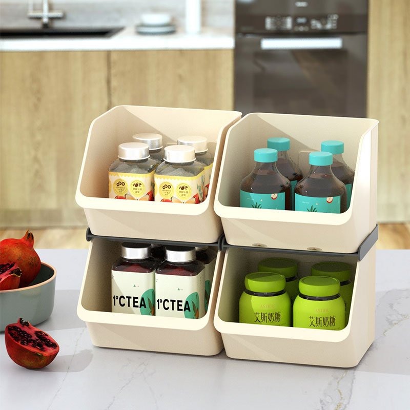 Compact Dual Layer Tea Bag Container - Durable & Space Saving Design