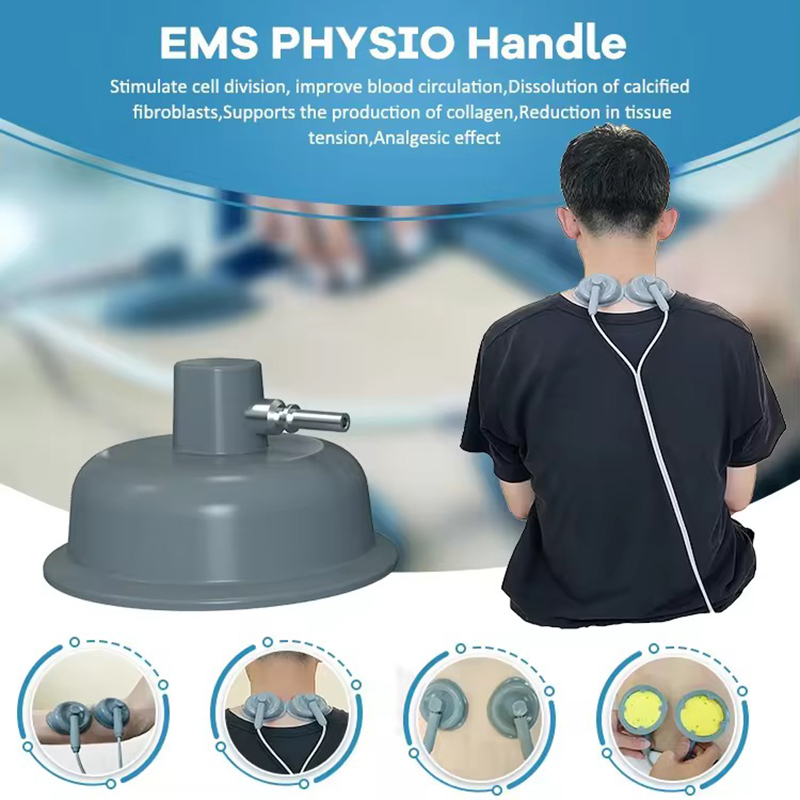 Portable 4 IN 1 ED Treatment Focused Shockwave Pain Relief Therapy 448K RF Physical Therapy Body Slimming Machine for Relaxing Muscle