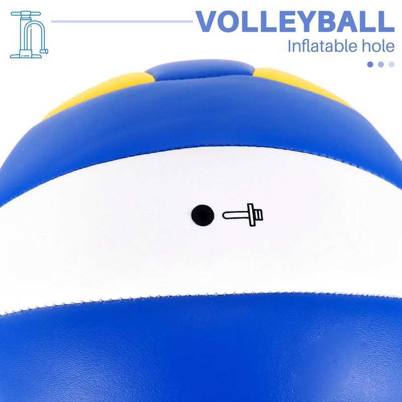 Soft Press Volleyball PU Leather Match Training Volleyball Adult Kids Beach Game Play Balls For Indoor Outdoor SportsXJ241230