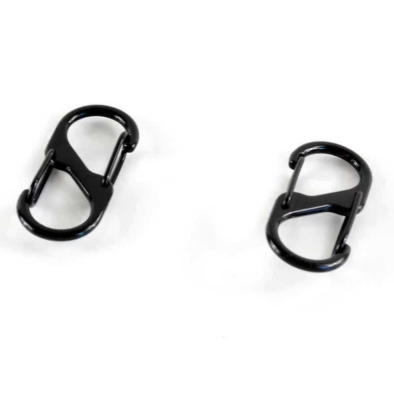 4cm mini S carabiner hook metal buckle key ring carabiner quick release clip