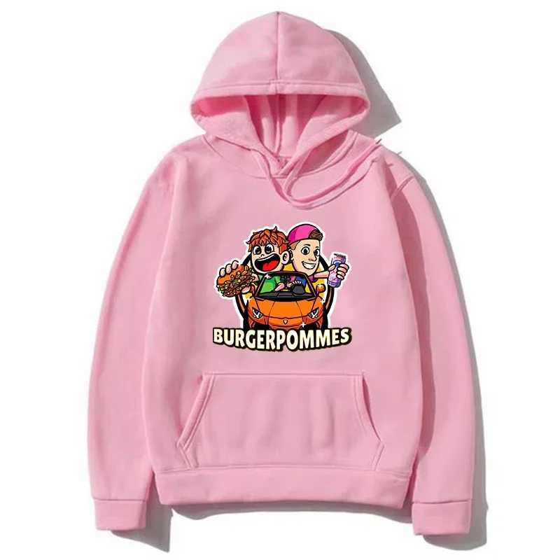 Burgerpommes Icrimax graphic mens/womens hoodie new comfortable casual hip-hop streetwear unisex sportswear printed hoodie mens W241230