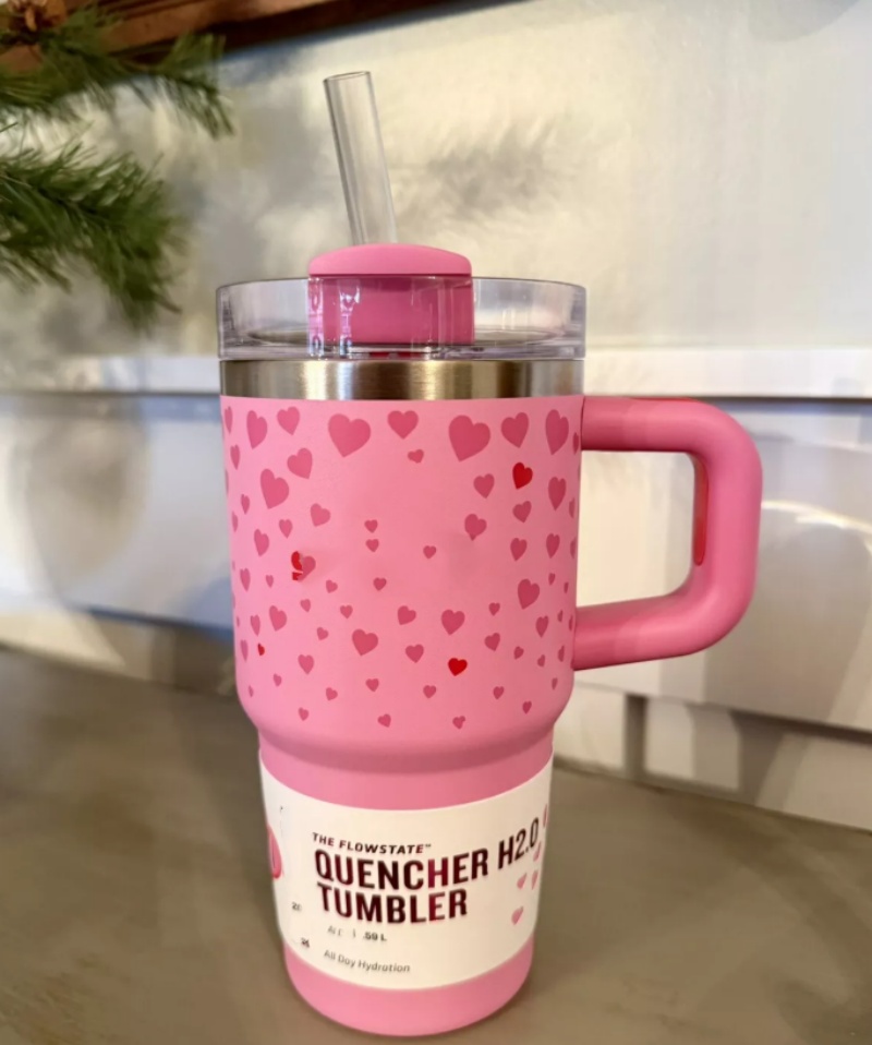 US Warehouse 40oz 14oz Tumblers With Bow Cap LOVE SHACK FANCY Cups Christmas Limited MUg Ruby Sweet Hearts X Exclusive Red Valentine GiftXJ250307