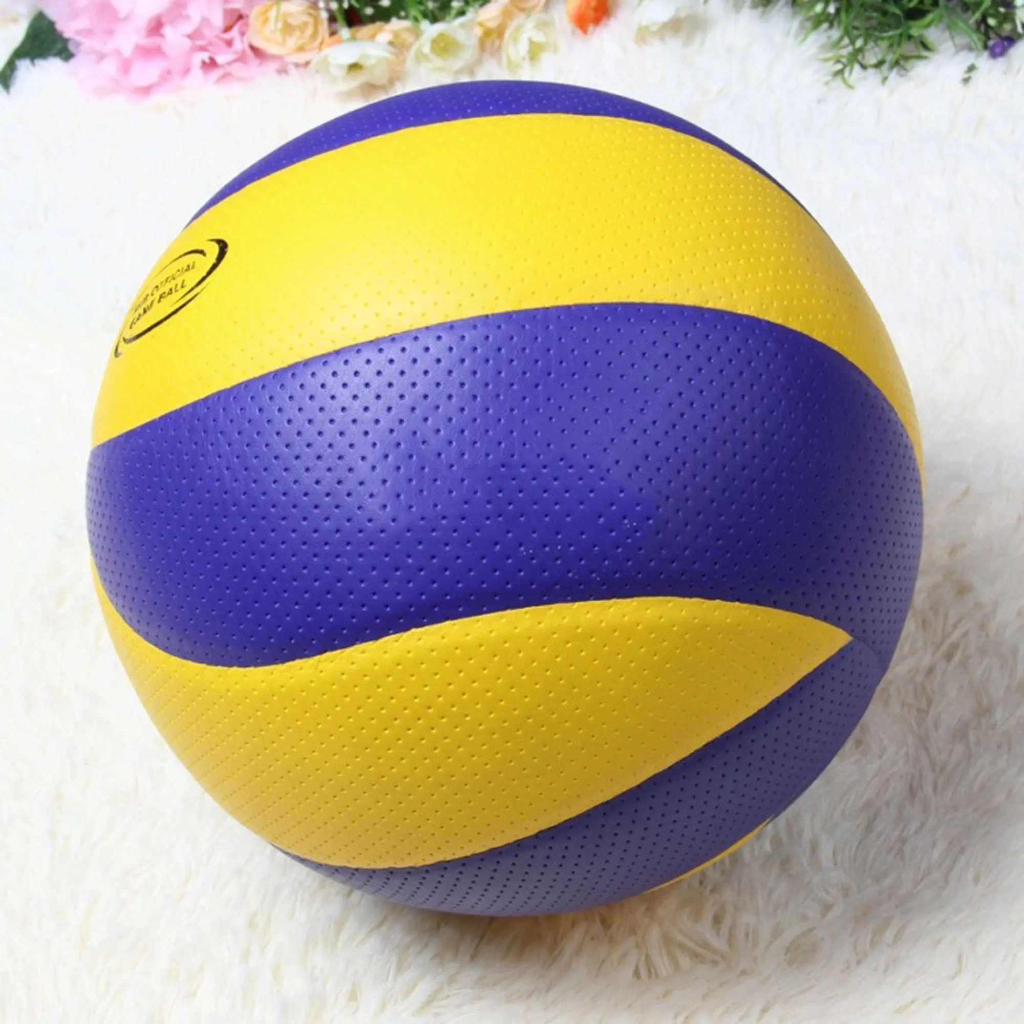 Boy Christmas Gift Volleyball ballModel200/300 Super Hard Fiber Brand Competition Size 5Optional Pump + Needle + Net BagXJ241230