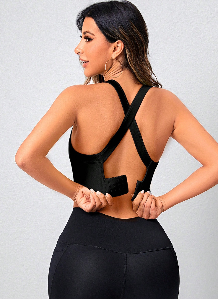Women's V-waist sand washed peach buttocks seamless yoga pants running sports leggings+yoga vest training fitness bra shock-absorbing gathering s