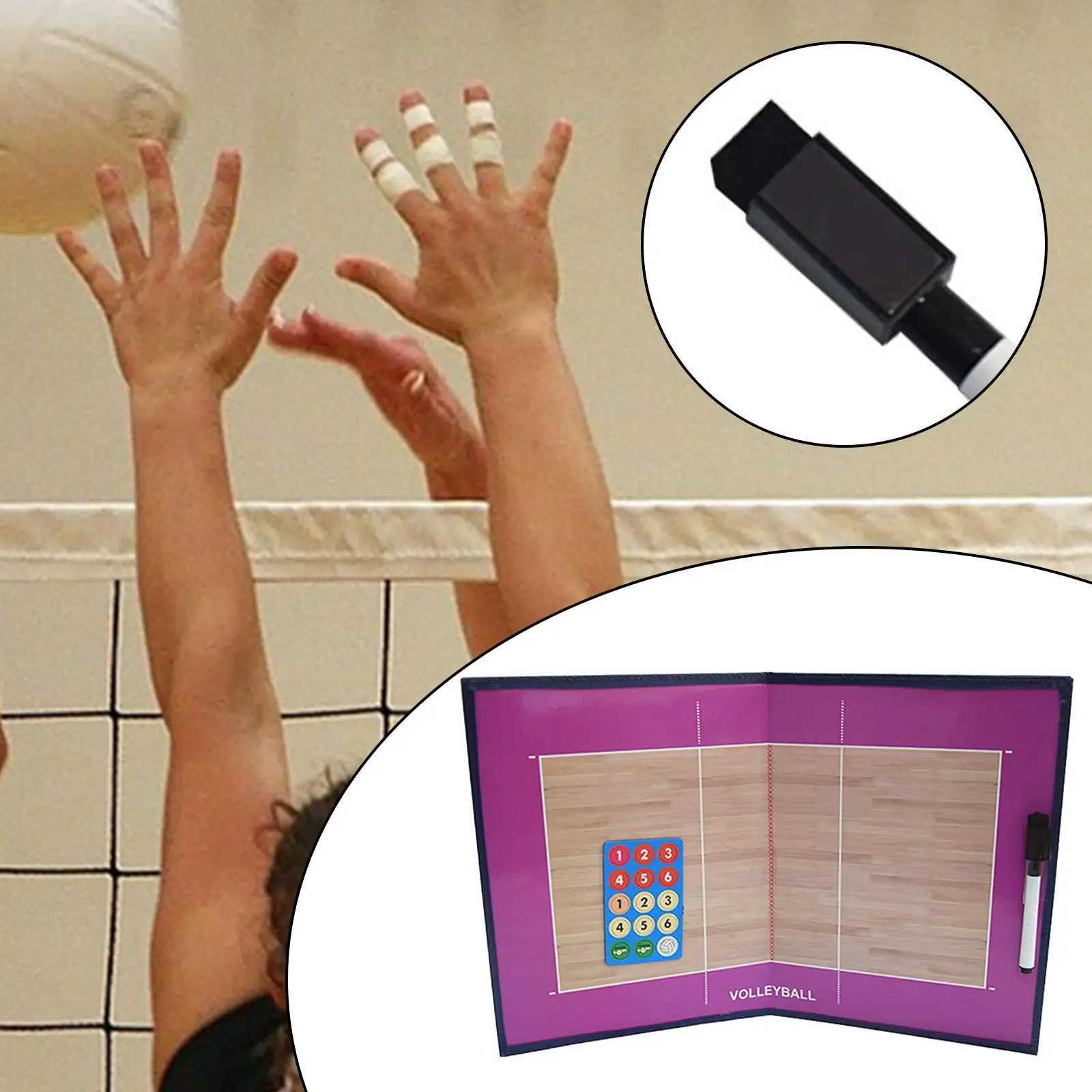Volleyball Coaching Clipboard Kit with Coaches Marker Pen PortableXJ241230