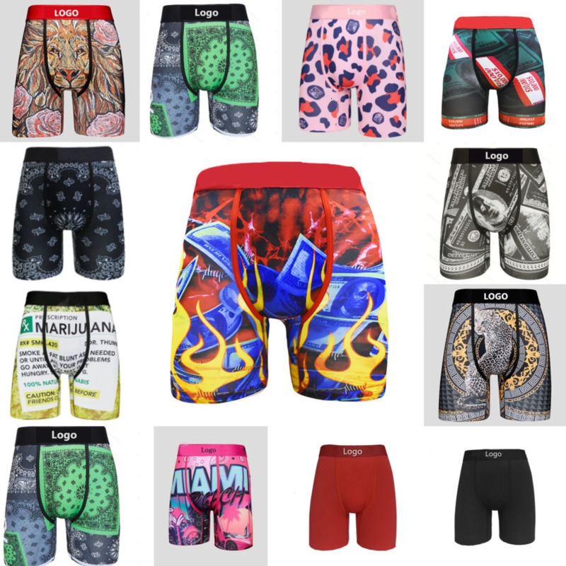 Sexy Cotton Underpants Men Shorts Boxers Briefs Quick Dry Breathable Underwear Pants With Bags Branded Male
