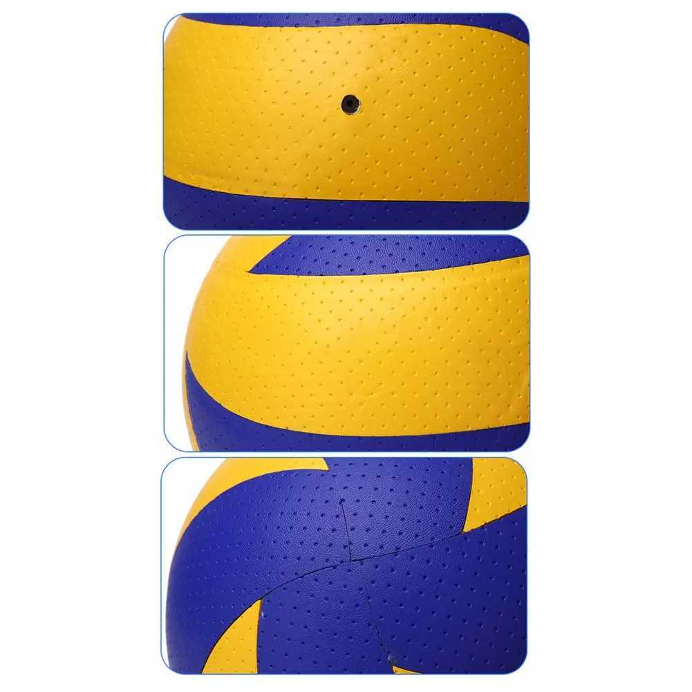 1PCS Practice Volleyball Leather PU Soft Beach Volleyball Hard Volleyball Training Game BallXJ241230