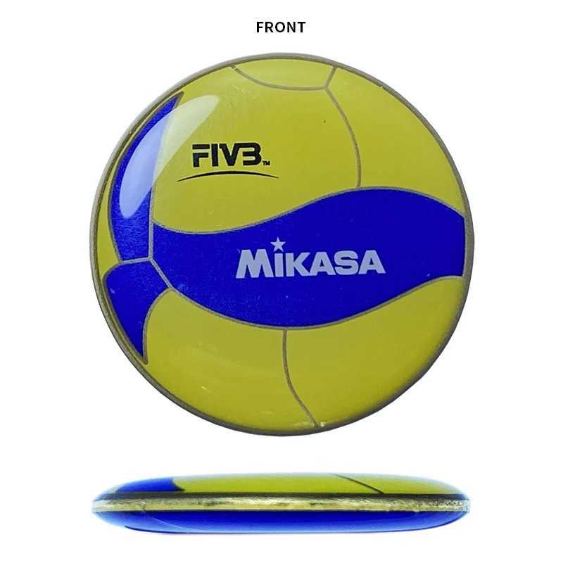 Original MIKASA Referee Metal Tossing Coin Professional Volleyball Training Major Game Equipment Venue Picker AC-TC200WXJ241230