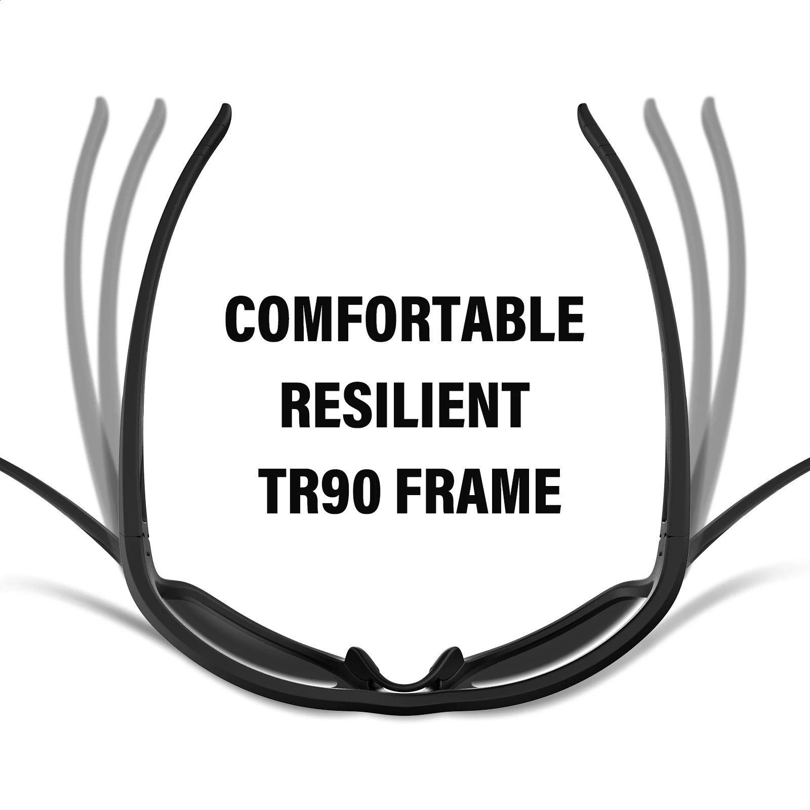 Suukaa Professional Fishing Sunglasses Men Polarized Glasses UV400 Outdoor Sports Goggles Cycling Eyewear 241230