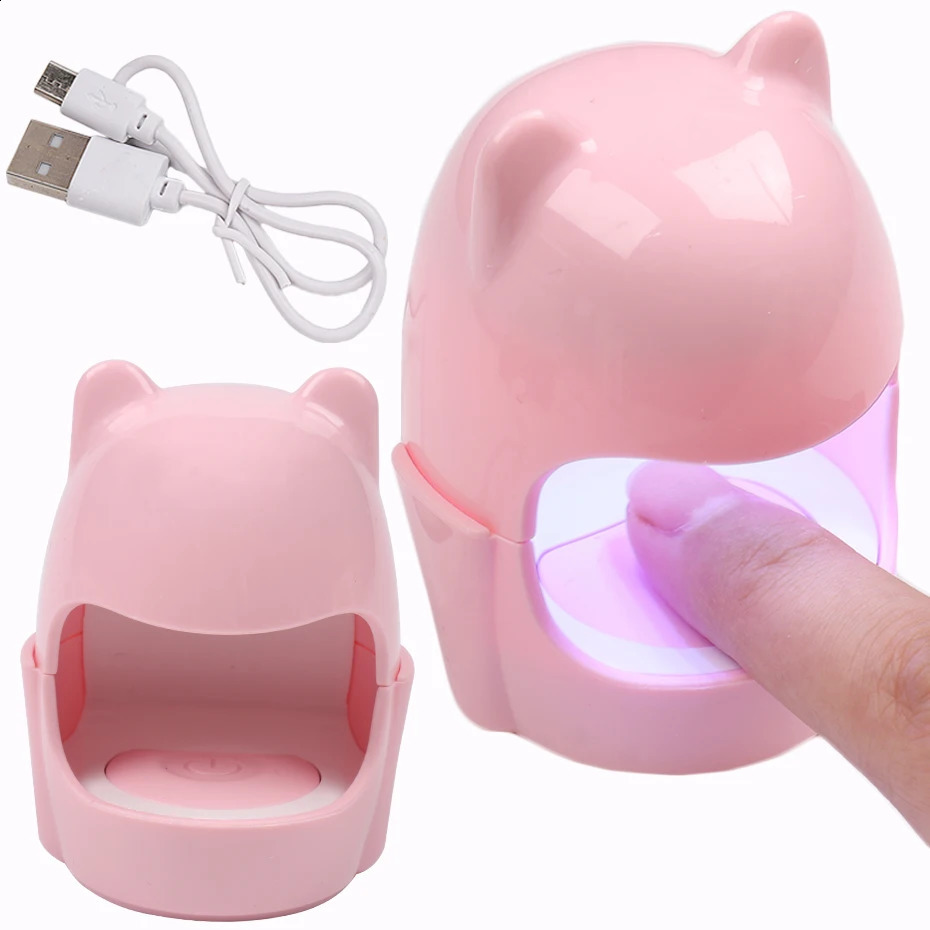 6W nail drying lamp mini portable egg shaped UV LED lamp with USB cable gel nail polish curing dryer machine BECA043 241230