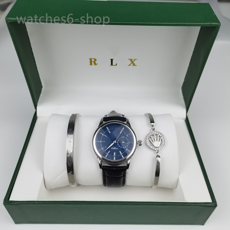 Watches for Men Reloj Hombre Fashion Retro Business Hand Watch Leather Watches Quartz Wristwatch Clock Gift Relogios Masculino with box