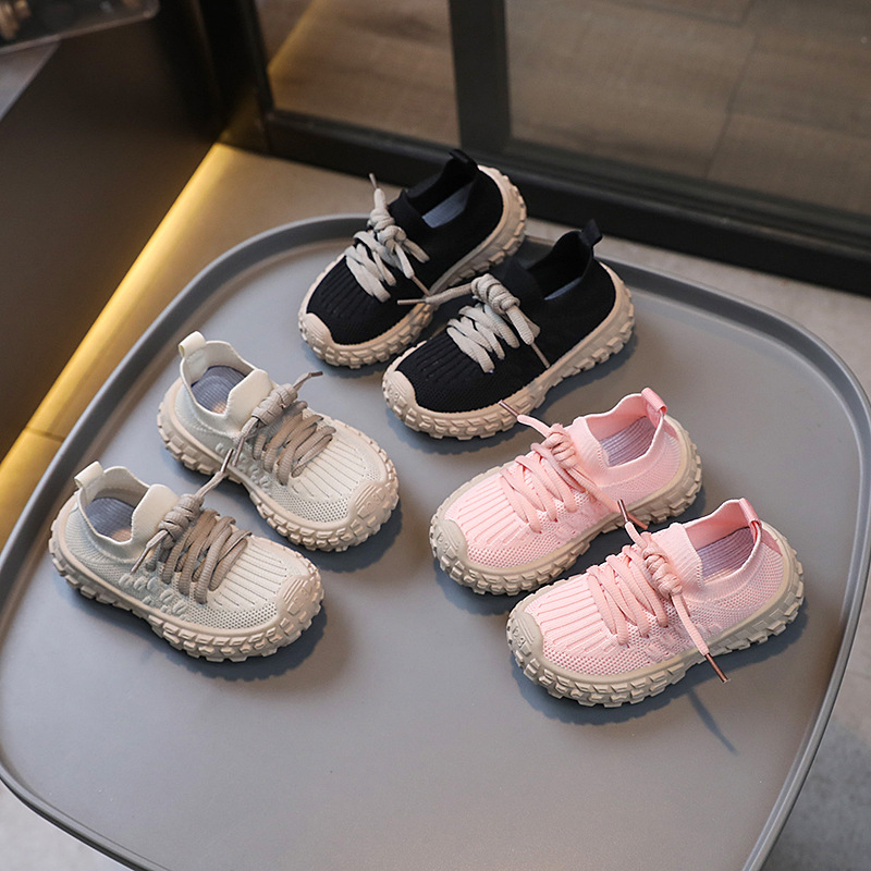 Fashion Sport Running Soft Casual Breathable Spring Autumn Kidsnest Baby Boys Girls Bottom Non-Slip Kids Sneakers Children Toddler Shoes Sizes US5C-US