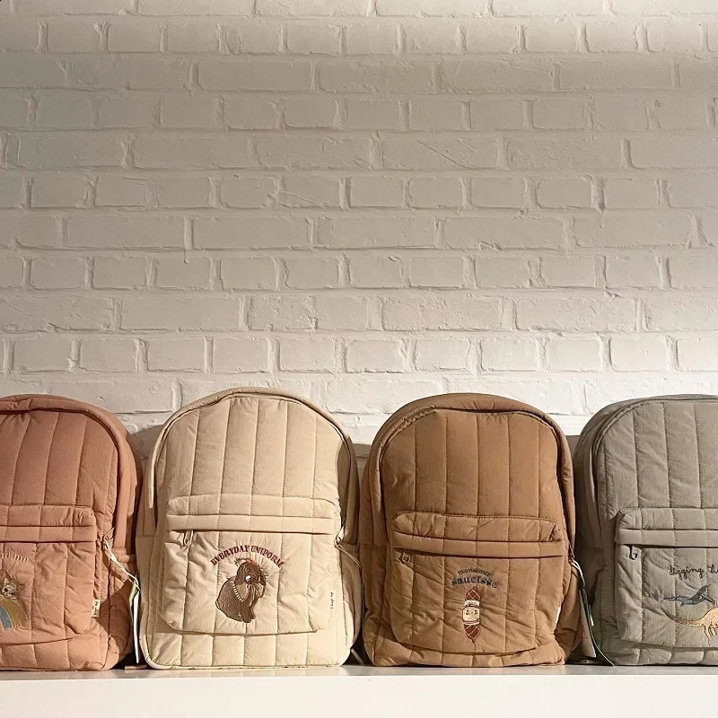 2024 KS Baby Boy Girl Schoolbag Toddler Cute Backpack Kindergarten Kid Children Shoulder Bag Teenager Traveling Bags 241227