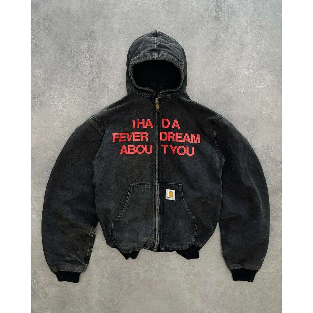 Men's Wear Hip Hop Tactical Streetwear Retro Camo Y2k Coats Mens Womens Oversized Hoodie Sweatshirt Zip Jacket Clothing