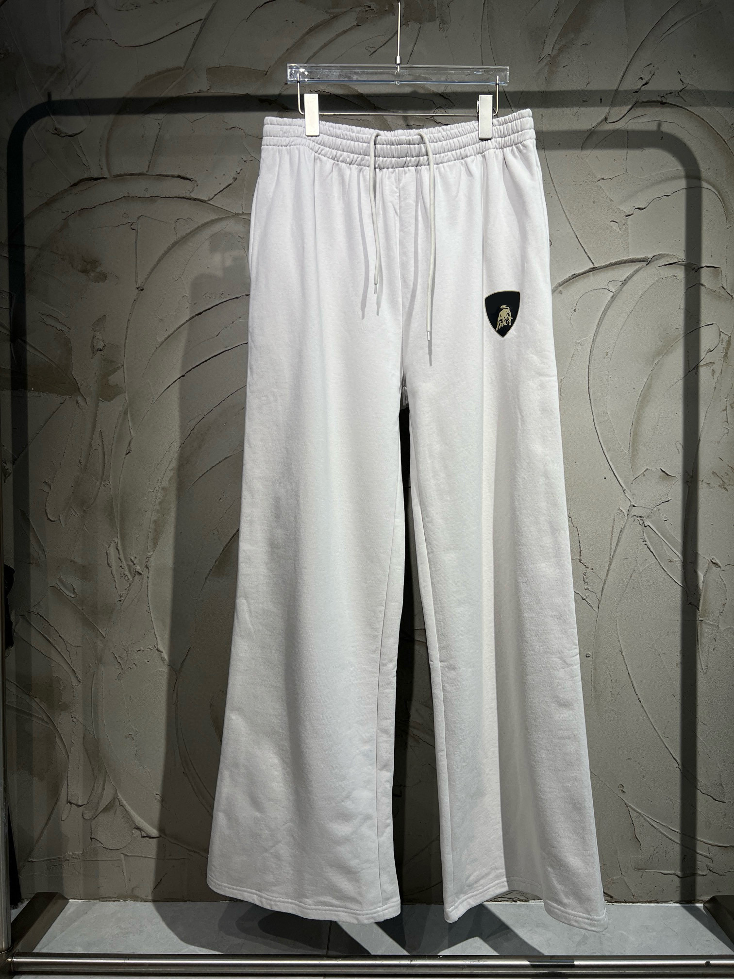 Men's Plus Size Pants Round neck embroidered and printed polar style summer wear with street pure cotton 23tg