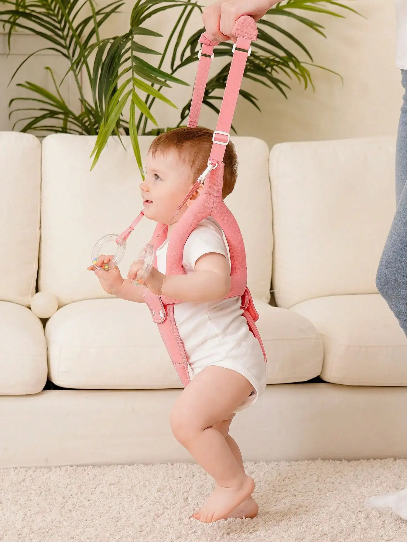 Baby Walking Harness - Handheld Kids Walker Helper - Toddler Infant Walker Harness Assistant Belt - Help Baby Walk 241230