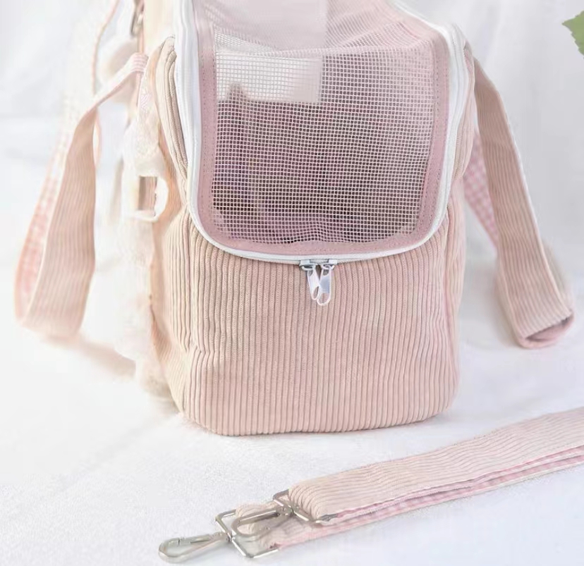 2025 new Dog out carrying Pet small dog and bag Single shoulder crossbody travel cat handbag lightweight airline case