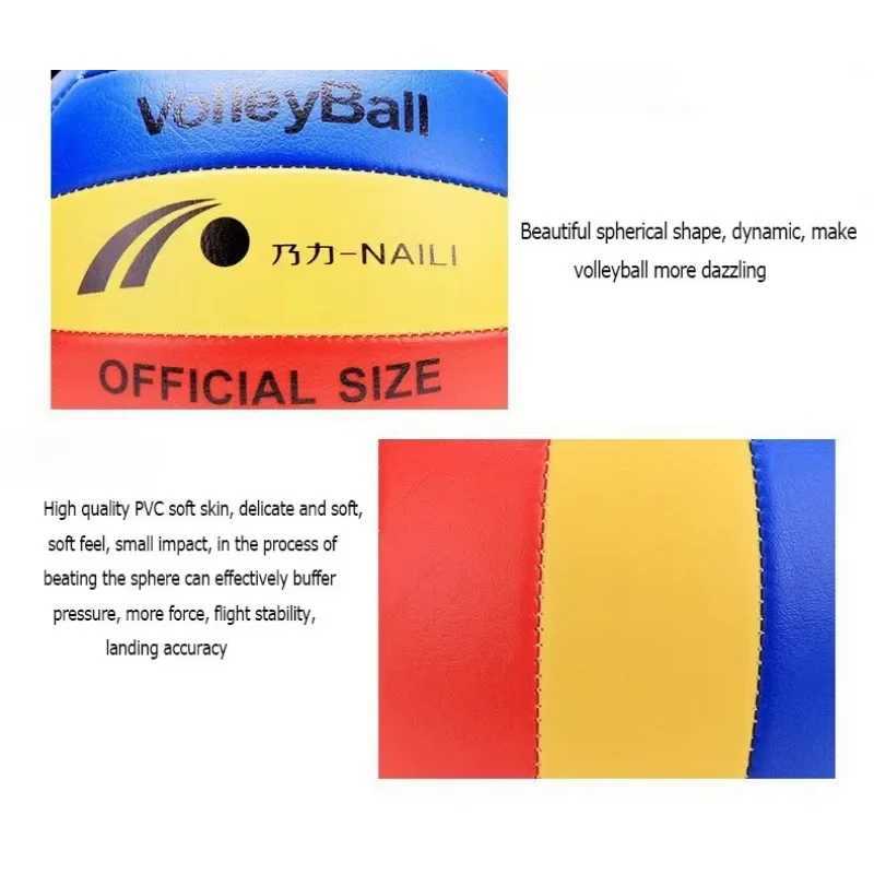 Volleyball Professional Competition PVC Volleyball Size 4 5 For Beach Outdoor Camping Volleyball Indoor Game Ball Training BallsXJ241230