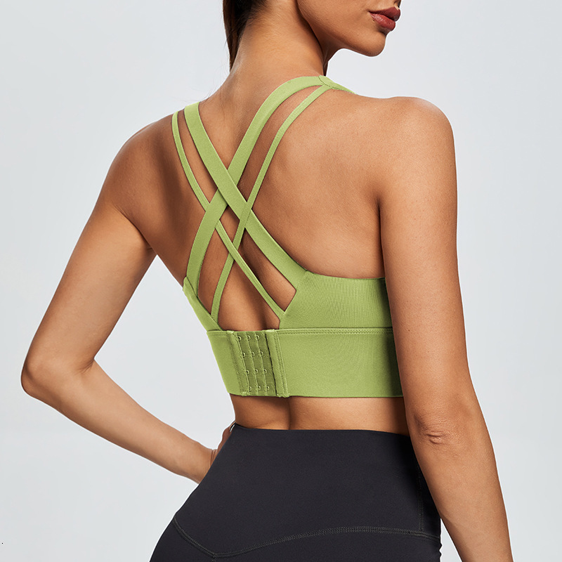 Seamless Sport Bras Women Plus Size Sexy Gym Crop Tops Breathable Solid Yoga Bra Workout Top Sports Underwear S-Xxl