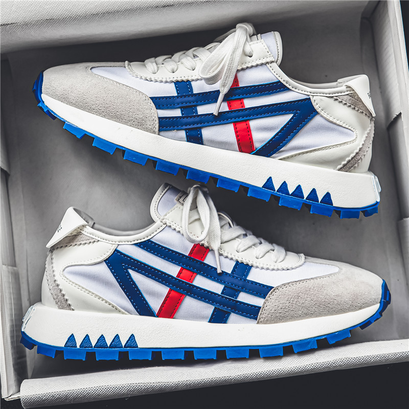 Men's shoes 2025 spring new trend all match casual sports shoes men thick soles lightweight non-slip breathable fashion shoes men