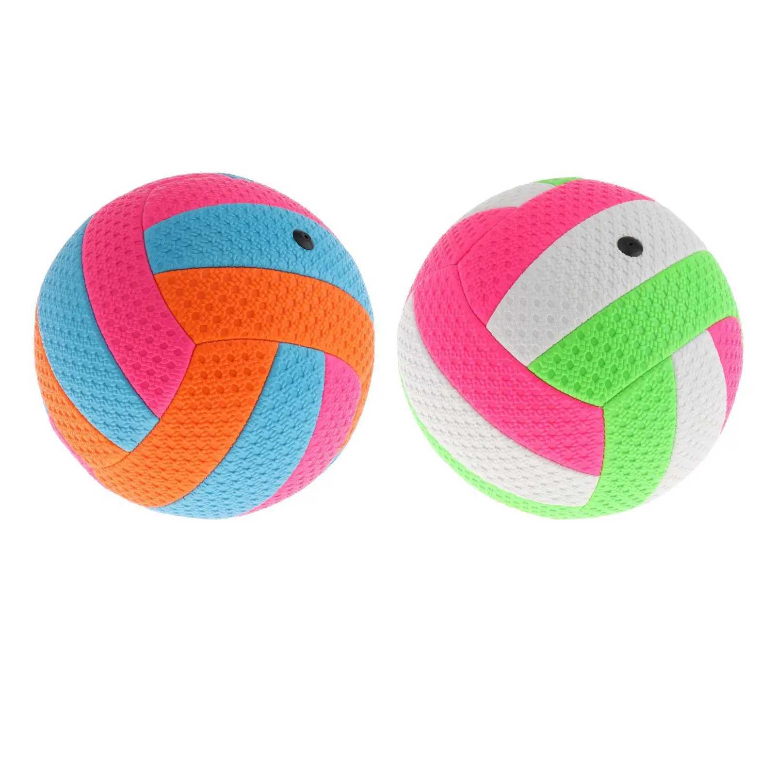 PVC Volleyball Size 2 Soft Touch Game Training Practice Recreational Ball 5.9inch Children Toy for Sand BackyardXJ241230