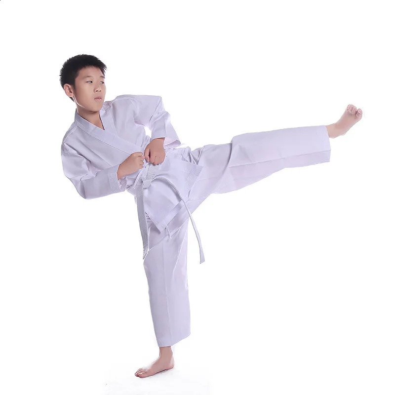 Taekwondo Sportswear Karate Suits For Children Sports Training Suits Adult Karate Uniform Judo Suits Clothes 241230