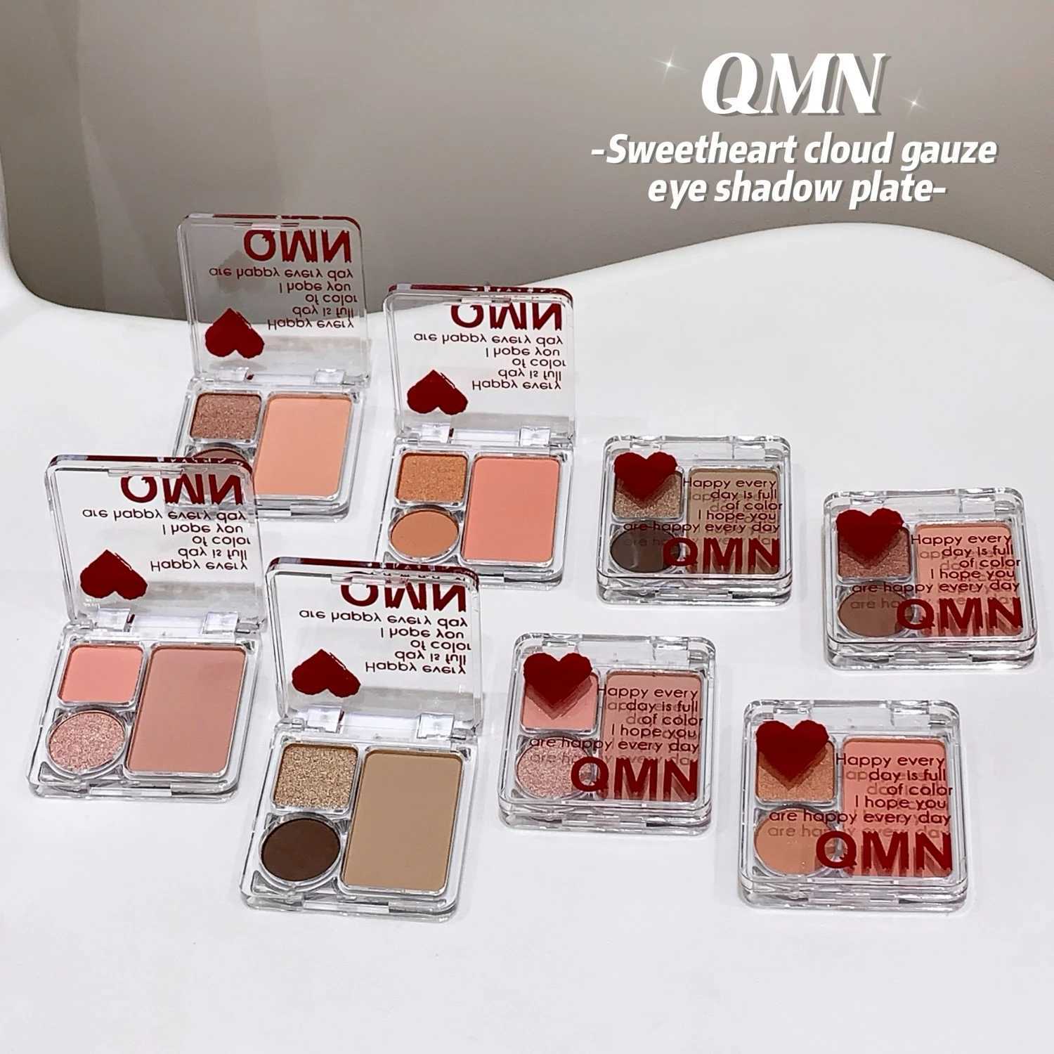 Four-Color Eyeshadow Palette Makeup Highlighter Creative Contour B Matte Waterproof Long Lasting Bright B Tray TravelXJ241230