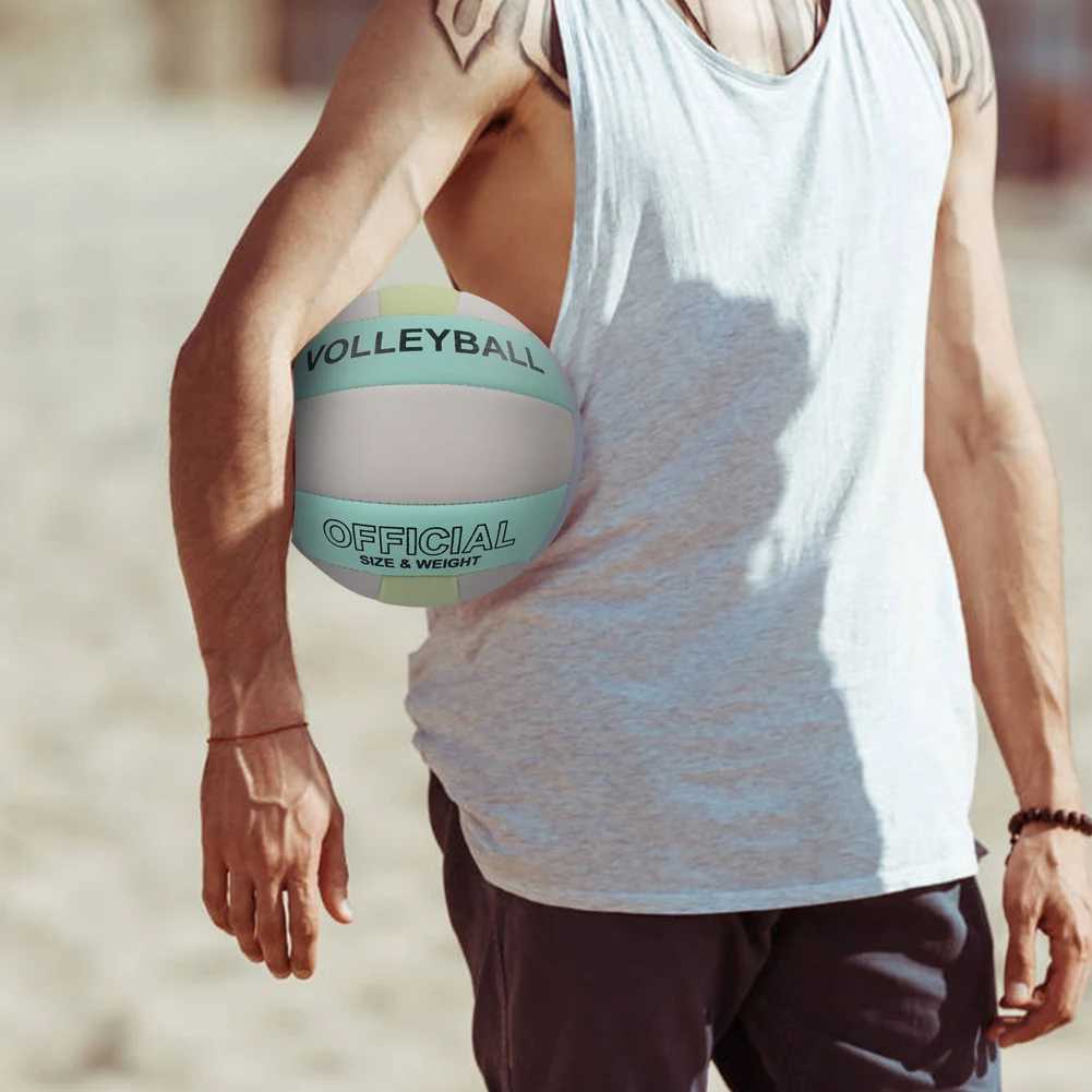 Size 5 Training Game Volleyball Non-Slip Soft Beach Volleyball Professional Competition Volleyball for Outdoor Indoor TrainingXJ241230