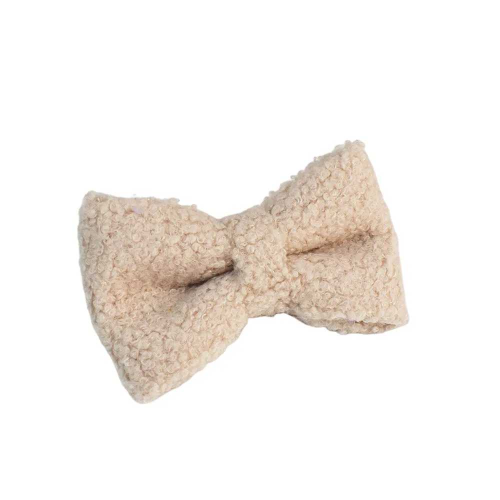 Custom Beige XS-XL Warm Furry Dog Collar Set Puppy Cat Adjustable Durable Pet Harness And Leash SetXJ241230