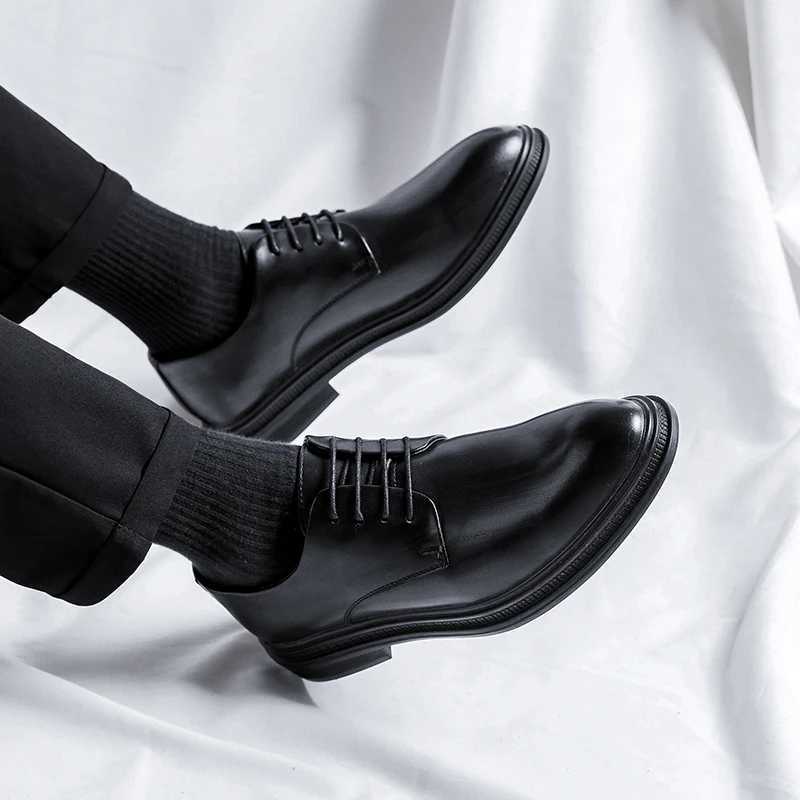 Boosting Mens Height Formal | 3/6/8Cm Spring Classic Oxford Suit Shoes Hot For Business & Versatile Ocns | &