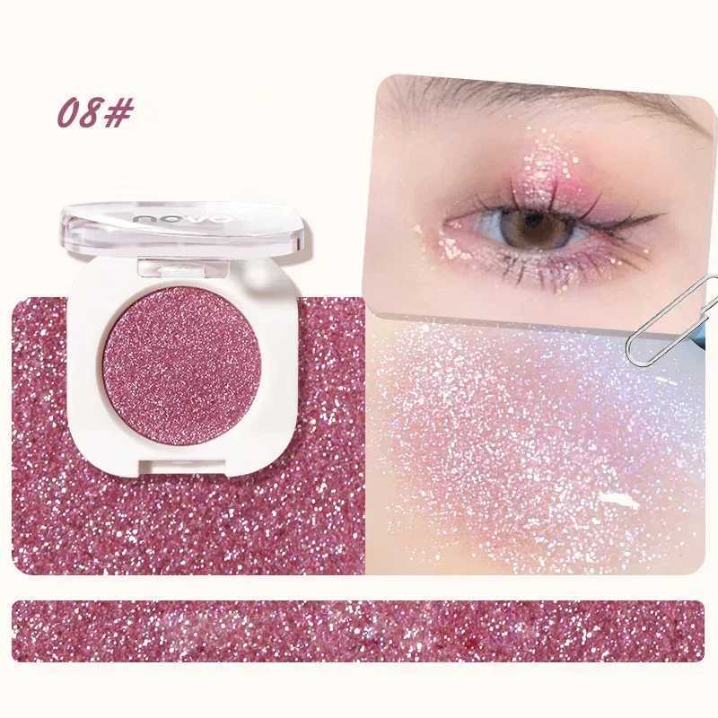 Monochrome Glitter Eyeshadow lescent Highlighter Powder Makeup Diamond Eye Shadow Palette Bright Shiny Eye Makeup CosmeticsXJ241230