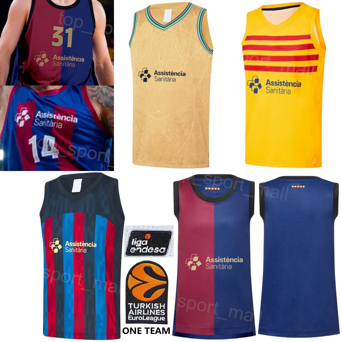 Printed Men Basketball 0 Kevin Punter Jersey 10 Chimezie Metu 22 Jabari Parker 33 Nikola Mirotic 20 Nicolas Laprovittola 6 Jan Vesely Baloncesto Lassa 2024-2025